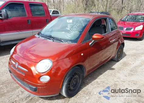 2012 Fiat 500 Pop z USA, uszkodzony, nr VIN 3C3CFFAR7CT313635